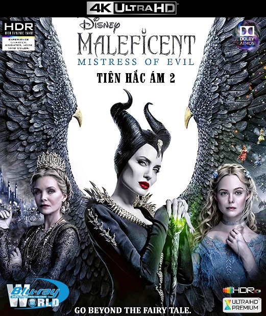 4KUHD-531. Maleficent: Mistress of Evil 2019 - Tiên Hắc Ám 2 4K-66G (TRUE- HD 7.1 DOLBY ATMOS - HDR 10+)